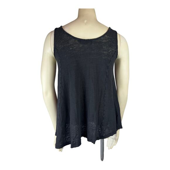 Hatch Maternity The Linen Swing Tank Black sz 2 - Picture 5 of 6